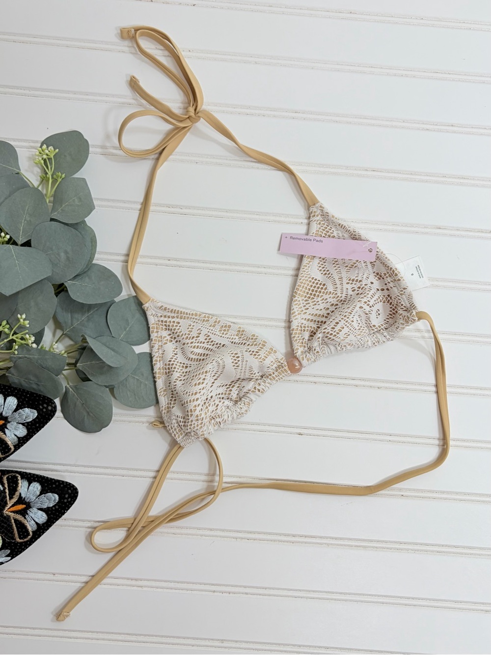 Wild Fable Crochet String Bikini Top